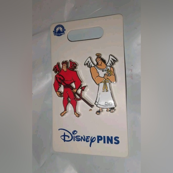 2024 Disney Parks Emperors New Groove Kronk Angel & Devil 2 Pin Set OE BNWT new - Picture 1 of 1